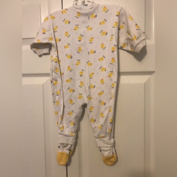 Absolutely Adorable Duckie Printw/Detachable Duckhead Booties 9 mo VGUC - Picture 3 of 11